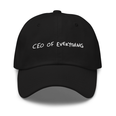 CEO of everything Dad hat - Black - - Just Another Cap Store