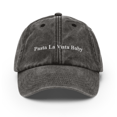 Pasta La Vista Baby Vintage Hat - Vintage Black - - Just Another Cap Store