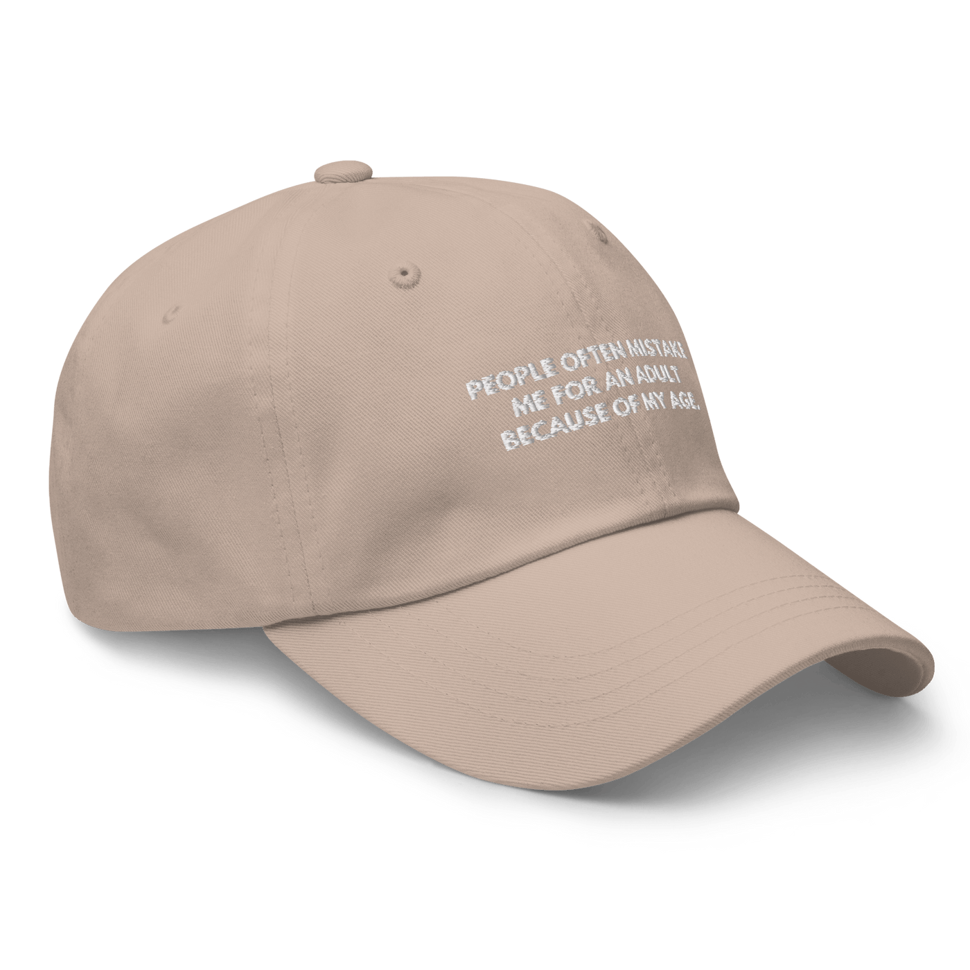 Adult Age Dad hat - Stone - Just Another Cap Store