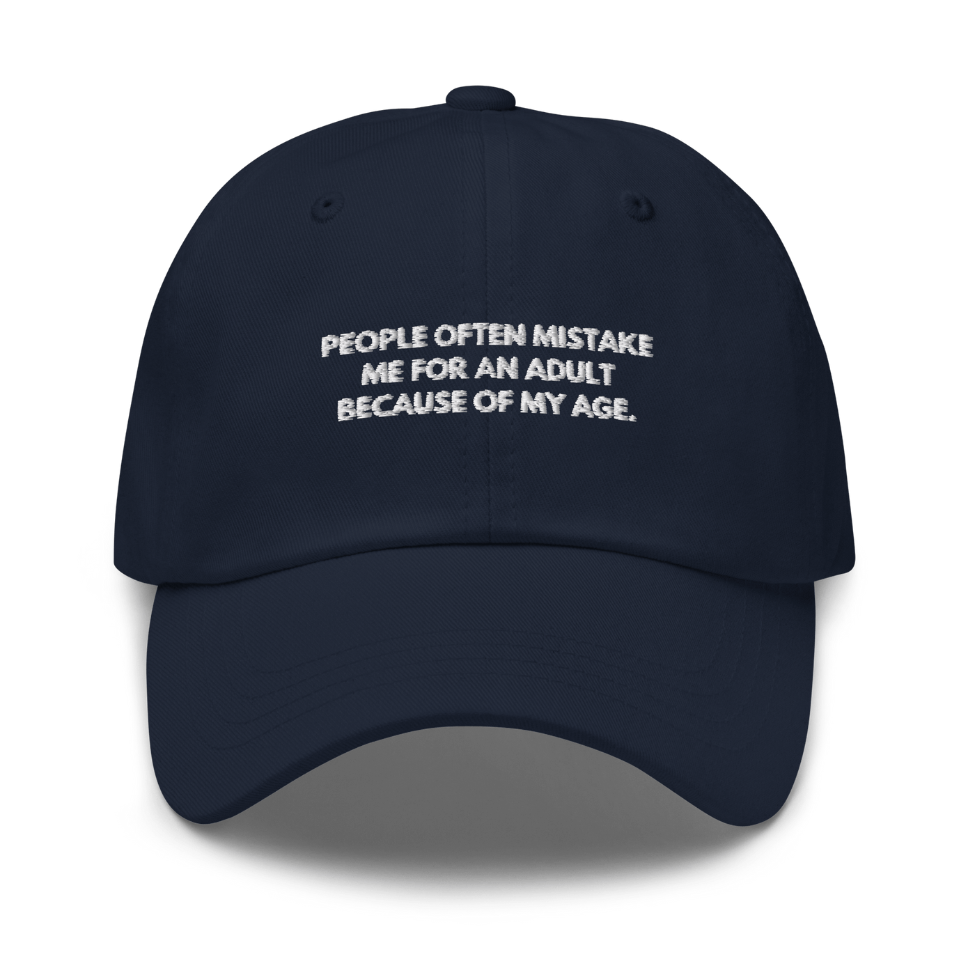 Adult Age Dad hat - Navy - Just Another Cap Store