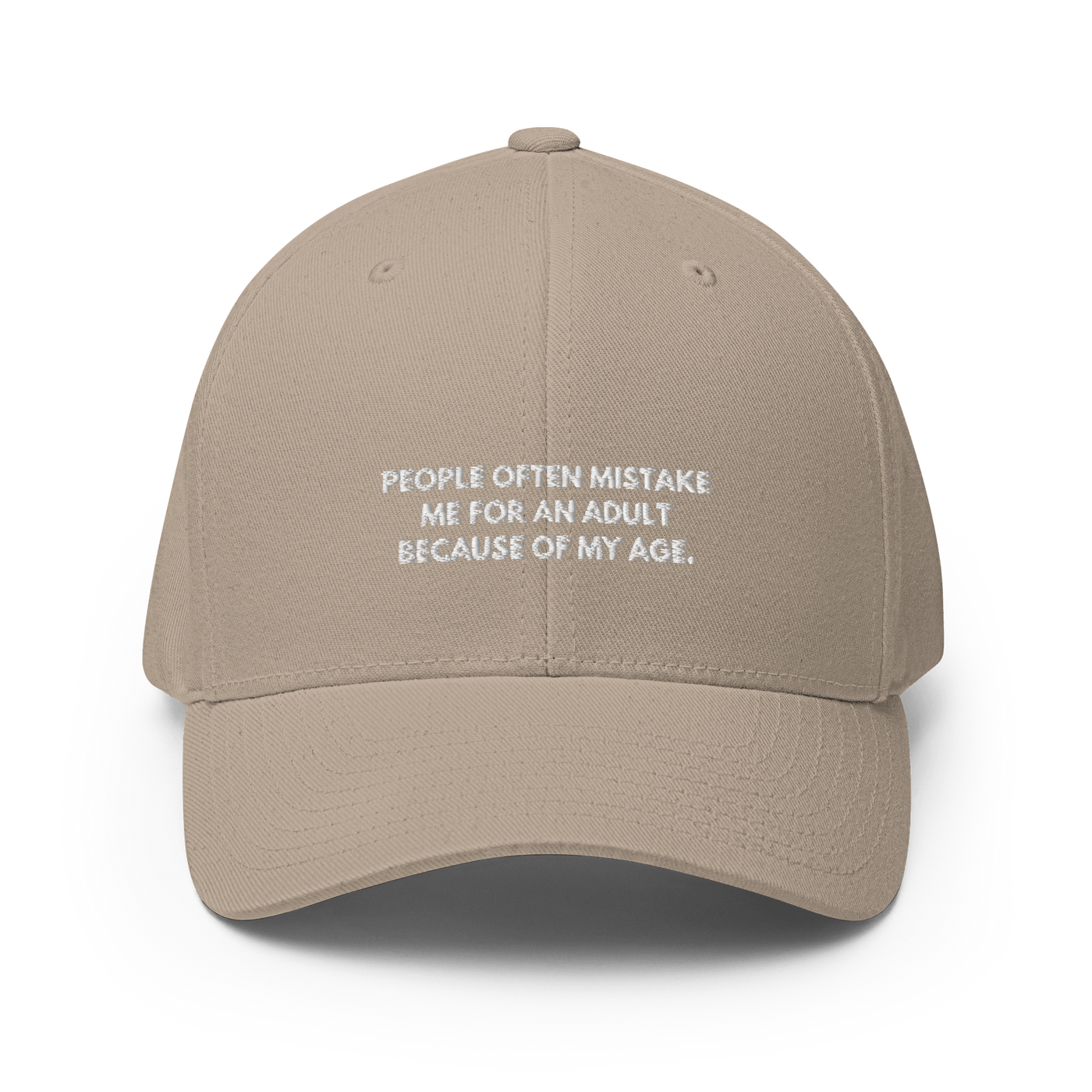 Adult Age Flexfit cap - Khaki - S/M - Just Another Cap Store