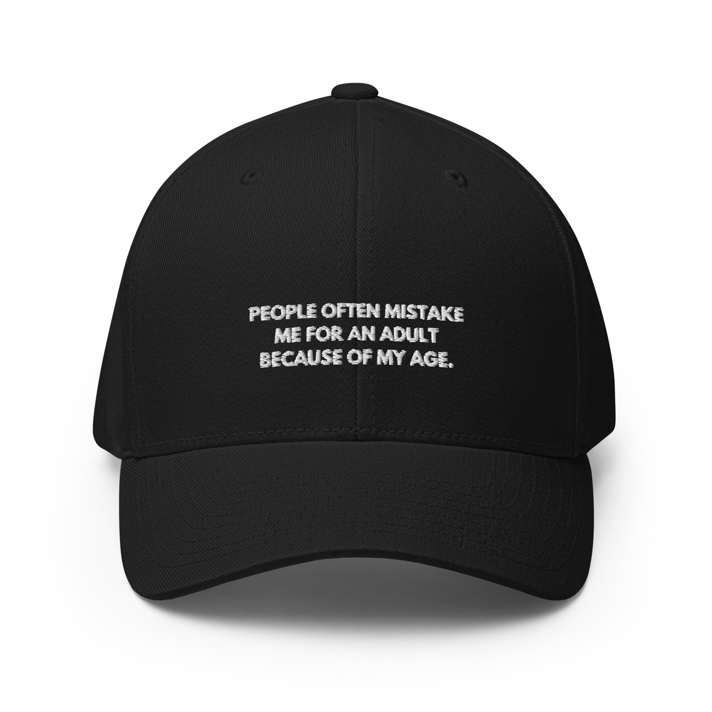 Adult Age Flexfit cap - Black - S/M - Just Another Cap Store