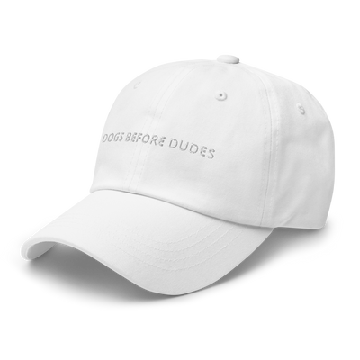 Dogs before Dudes Dad hat