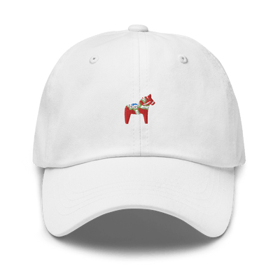 Dalahäst Dad hat - White - Just Another Cap Store