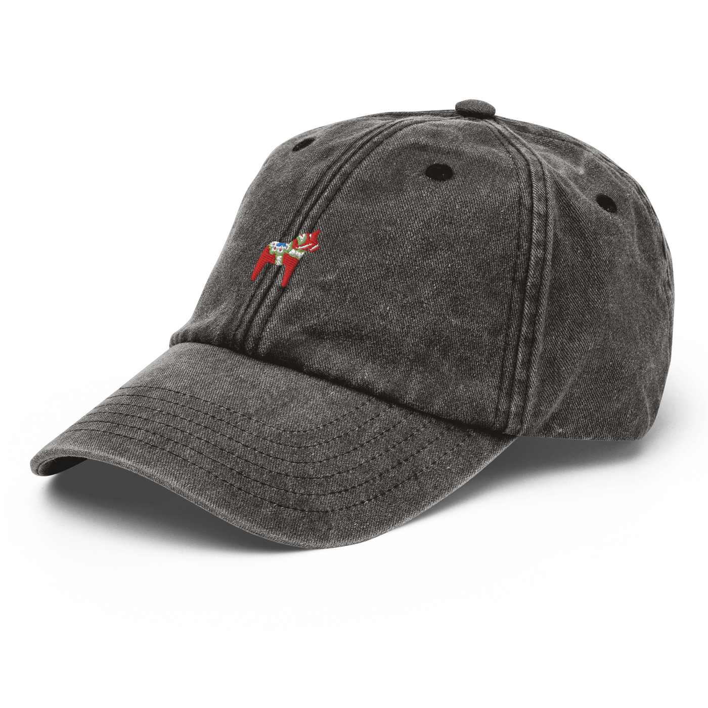 Dalahäst Vintage Hat - Vintage Black - Just Another Cap Store