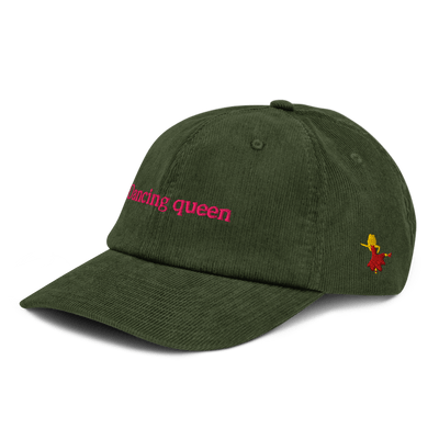 Dancing Queen Corduroy hat - Dark Olive - Just Another Cap Store