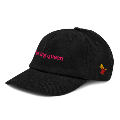 Dancing Queen Corduroy hat - Black - Just Another Cap Store