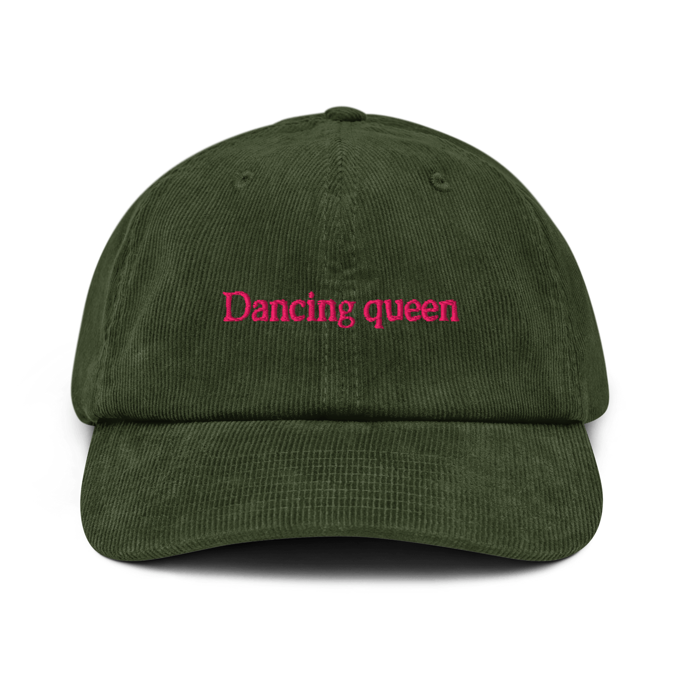 Dancing Queen Corduroy hat - Dark Olive - Just Another Cap Store