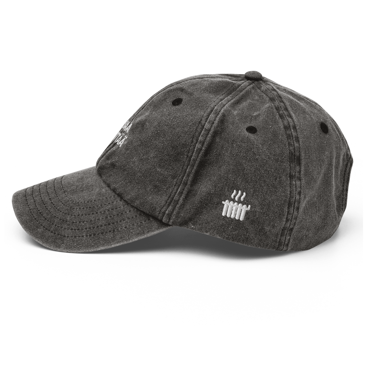 EI SAA PEITTÄÄ - Vintage Hat - Vintage Black - - Just Another Cap Store