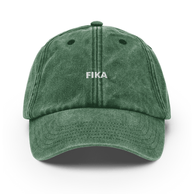 FIKA Vintage Hat - Vintage Bottle Green - - Just Another Cap Store