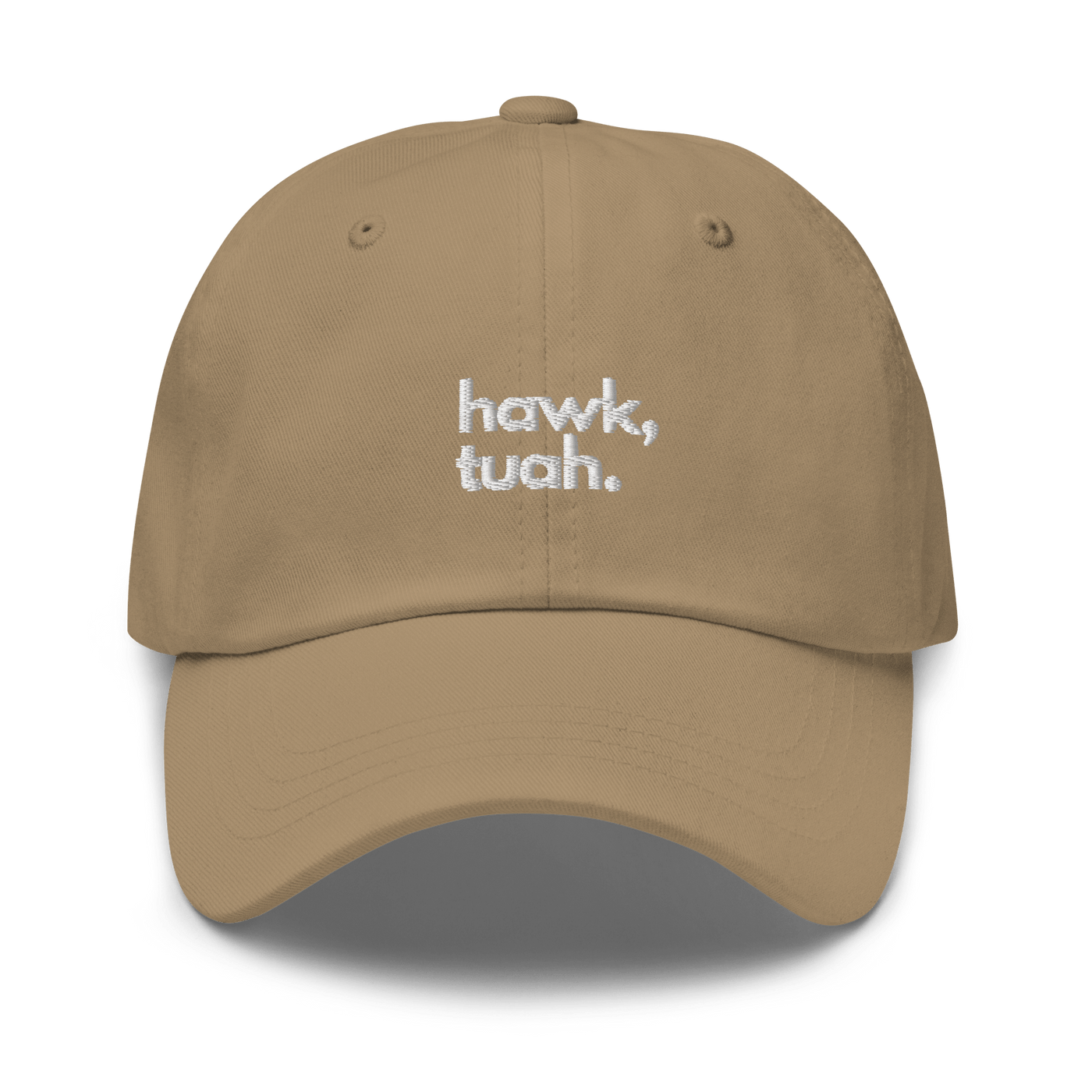 Hawk Tuah Dad hat - Khaki - Just Another Cap Store