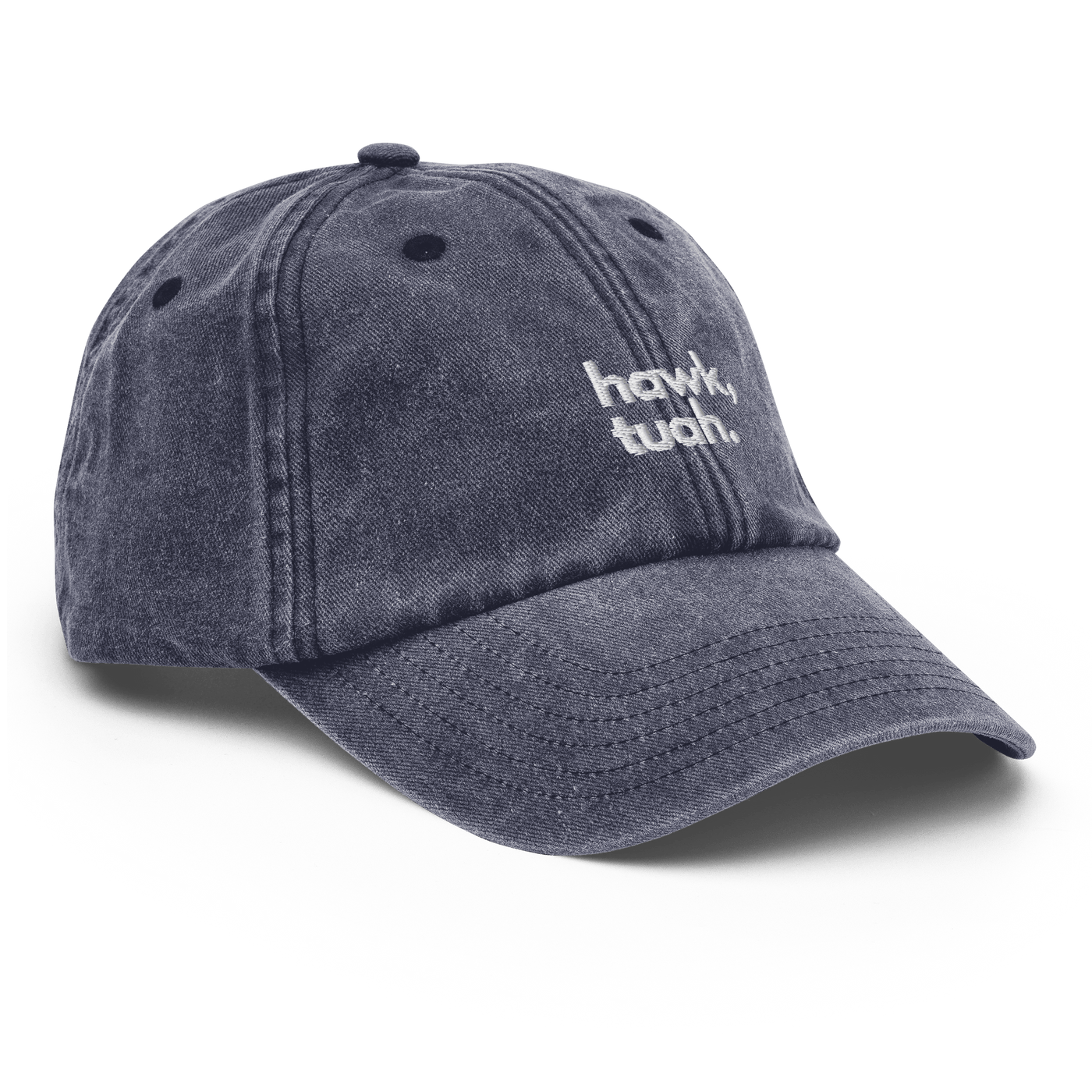 Hawk Tuah Vintage Hat - Vintage Denim - Just Another Cap Store