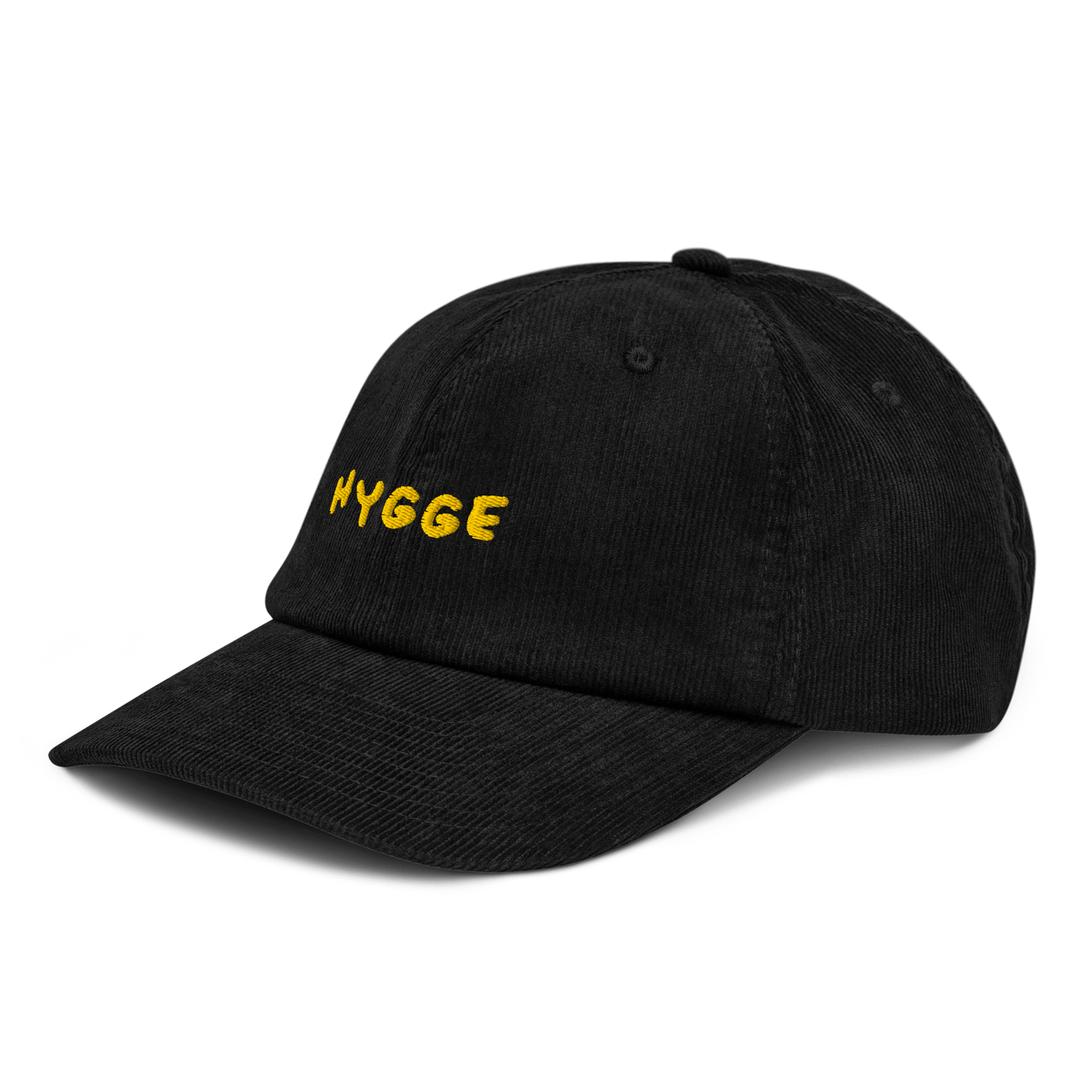 Hygge Corduroy hat - Black - Just Another Cap Store