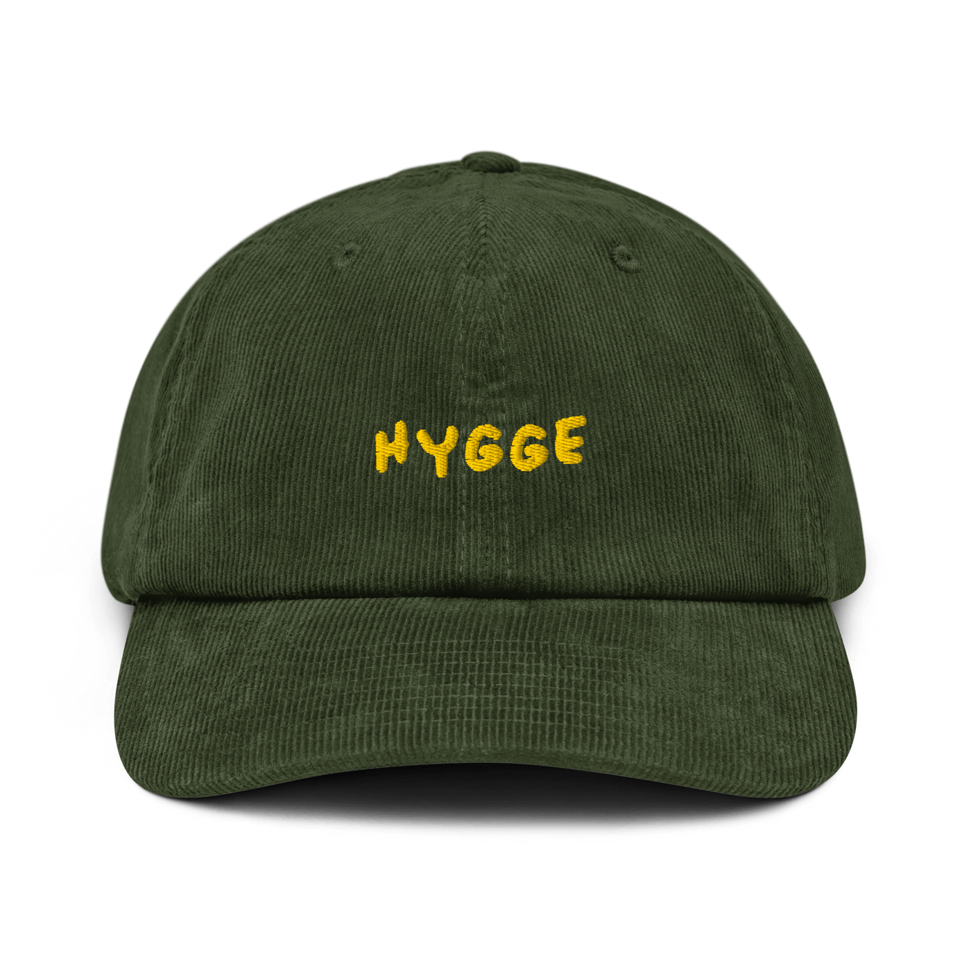 Hygge Corduroy hat - Dark Olive - Just Another Cap Store