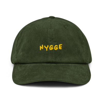 Hygge Corduroy hat - Dark Olive - Just Another Cap Store