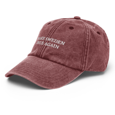 Make Sweden Snus Again Vintage Hat - Just Another Cap Store