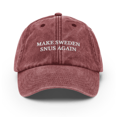 Make Sweden Snus Again Vintage Hat - Just Another Cap Store