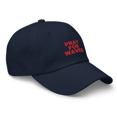 Pray For Waves Dad hat - Navy - Just Another Cap Store