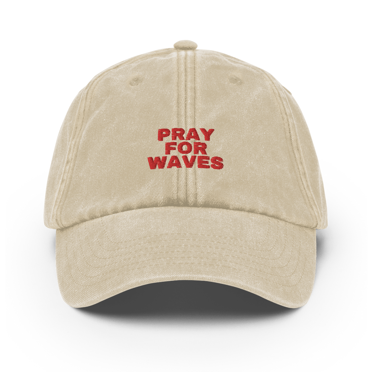 Pray For Waves Vintage Hat