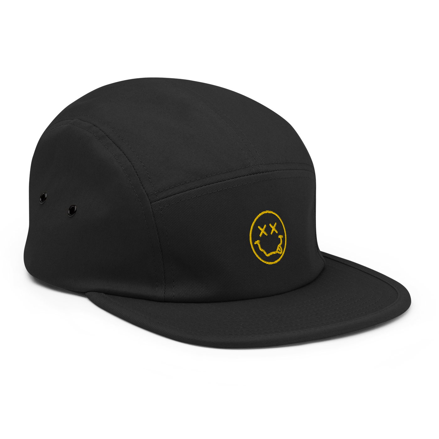 Smiley Dead Five Panel Cap - Just Another Cap Store