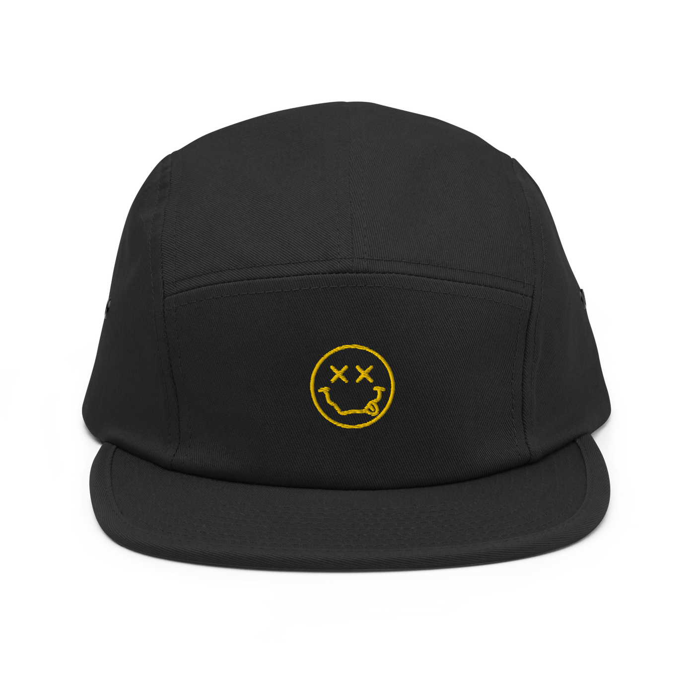 Smiley Dead Five Panel Cap - Just Another Cap Store