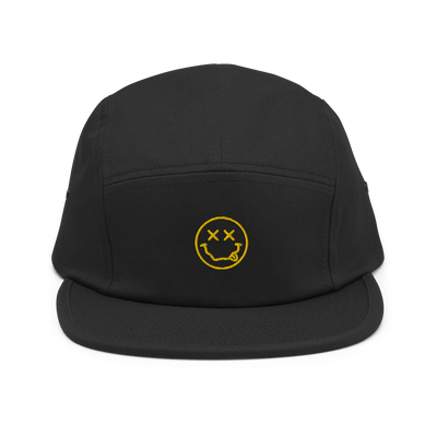 Smiley Dead Five Panel Cap - Just Another Cap Store