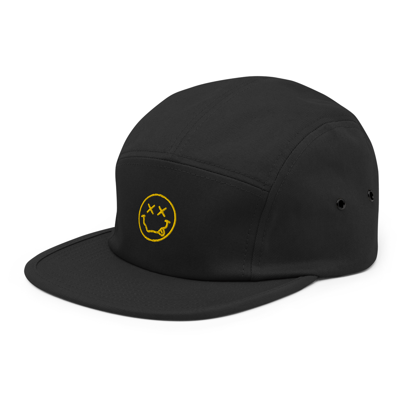 Smiley Dead Five Panel Cap - Just Another Cap Store