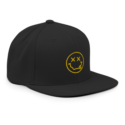 Smiley Dead Snapback - Just Another Cap Store