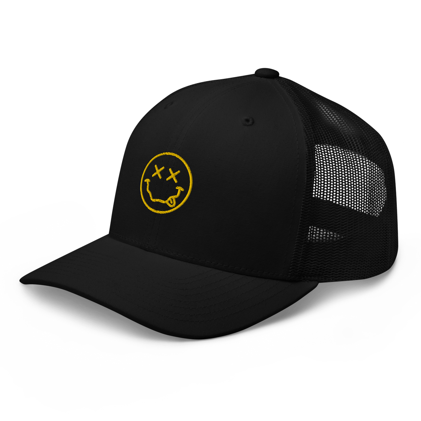 Smiley Dead Trucker Cap - Just Another Cap Store