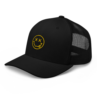 Smiley Dead Trucker Cap - Just Another Cap Store