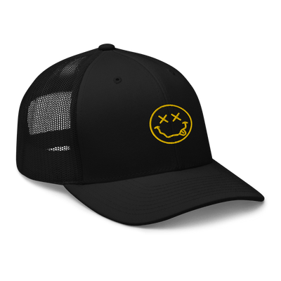 Smiley Dead Trucker Cap - Just Another Cap Store