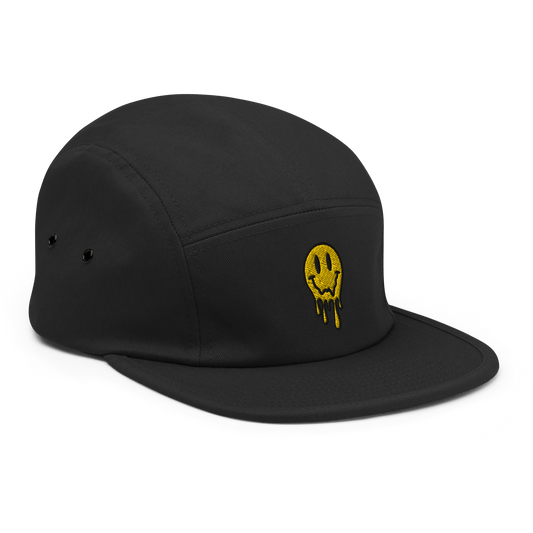 Smiley Dripping Five Panel Cap - Just Another Cap Store
