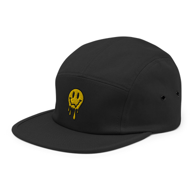 Smiley Dripping Five Panel Cap - Just Another Cap Store