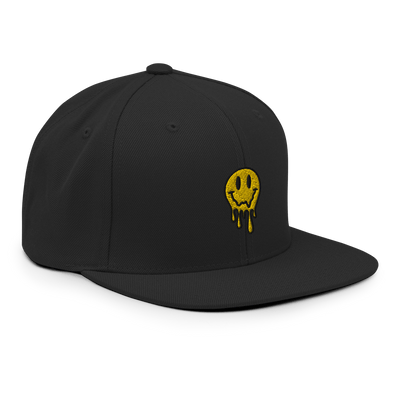 Smiley Dripping Snapback - Just Another Cap Store