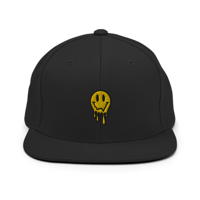 Smiley Dripping Snapback - Just Another Cap Store