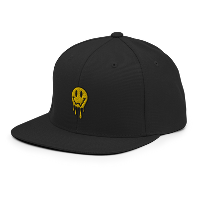 Smiley Dripping Snapback - Just Another Cap Store