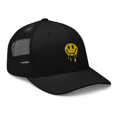 Smiley Dripping Trucker Cap - Just Another Cap Store