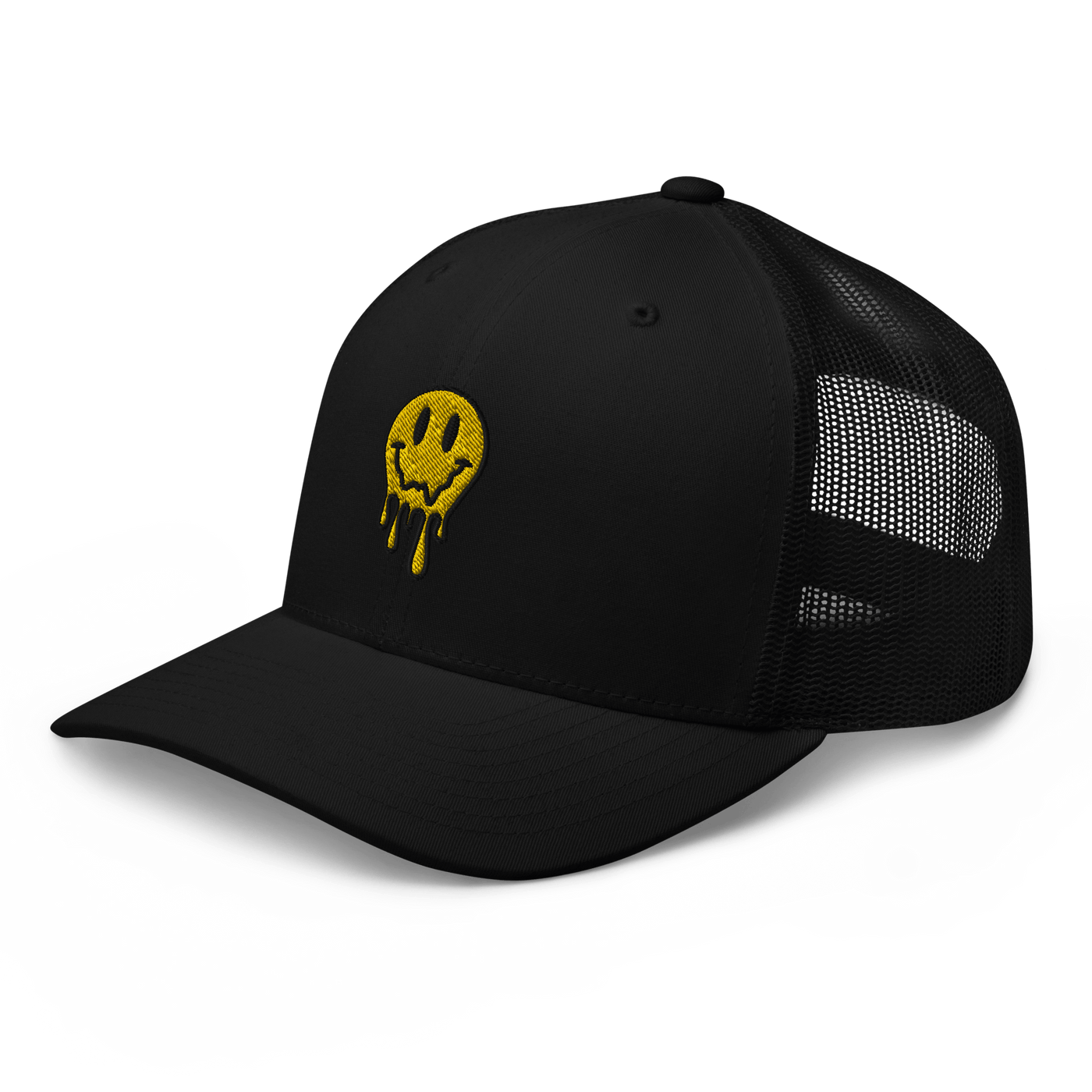 Smiley Dripping Trucker Cap - Just Another Cap Store