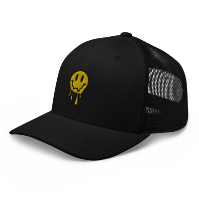 Smiley Dripping Trucker Cap - Just Another Cap Store