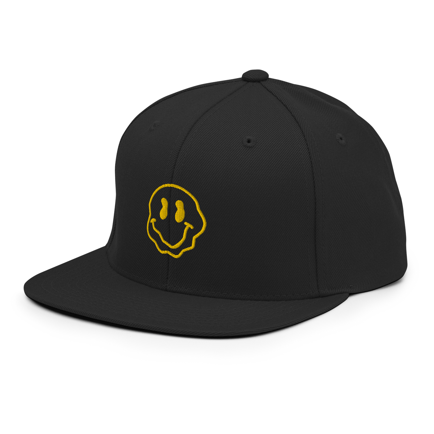 Smiley Melt Snapback Hat - Just Another Cap Store