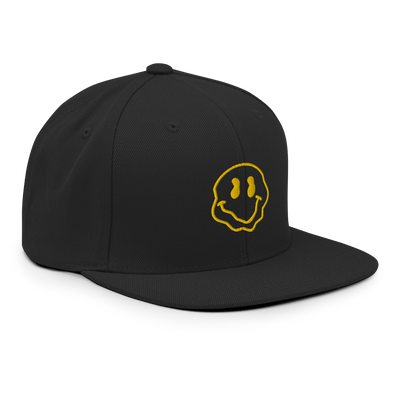 Smiley Melt Snapback Hat - Just Another Cap Store