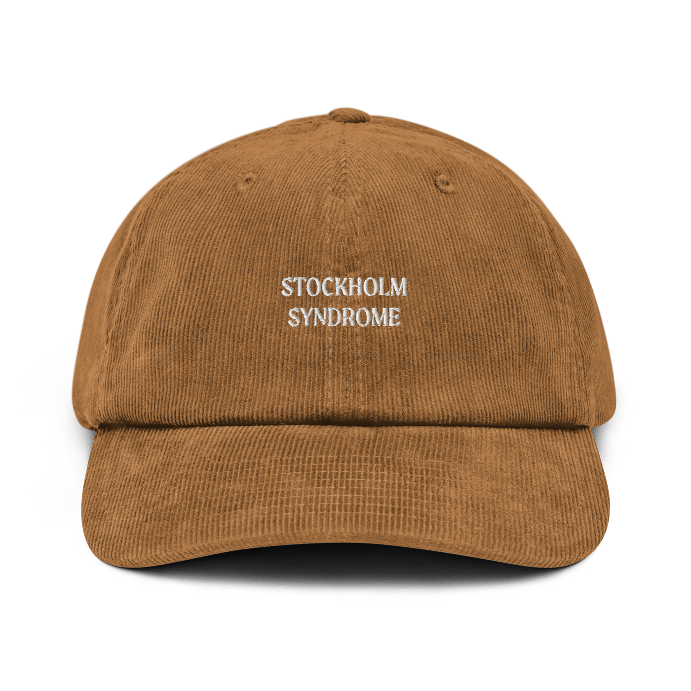 Stockholm Syndrome Corduroy hat - Camel - - Just Another Cap Store
