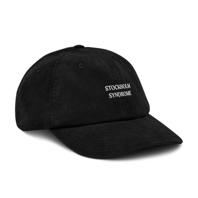 Stockholm Syndrome Corduroy hat - Black - - Just Another Cap Store