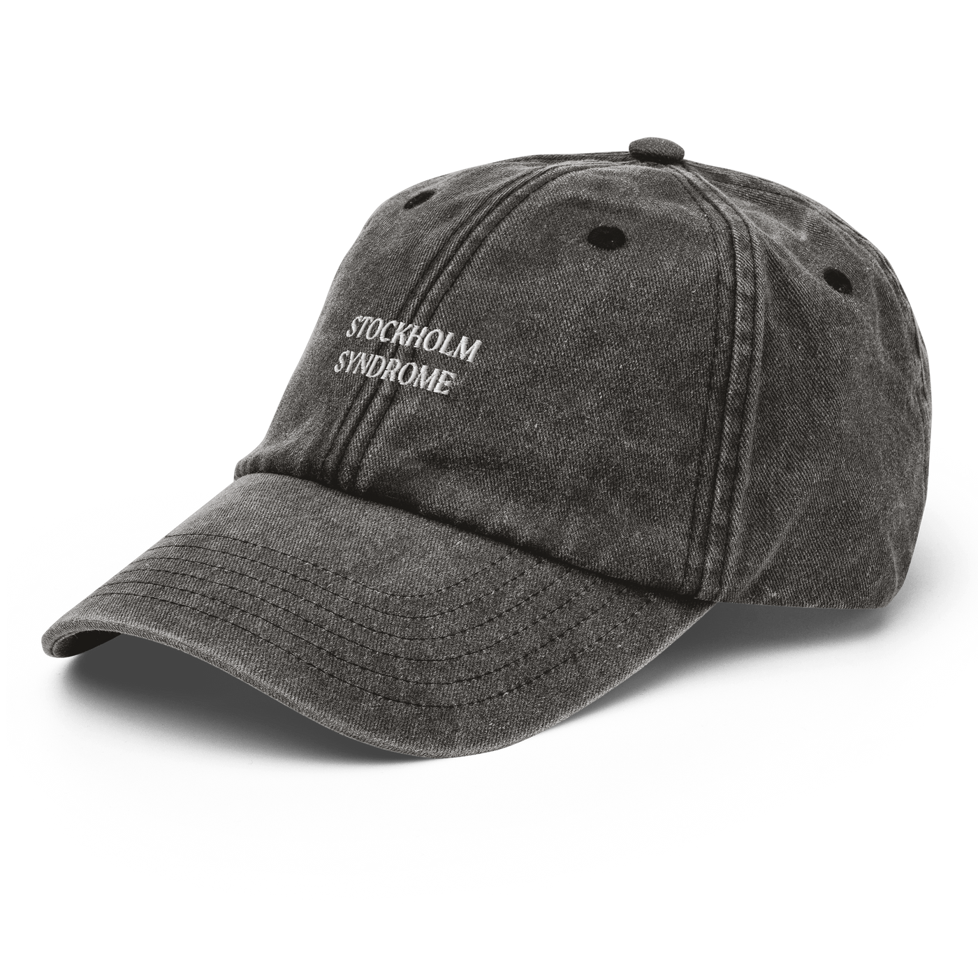 Stockholm Syndrome Vintage Hat - Vintage Black - - Just Another Cap Store