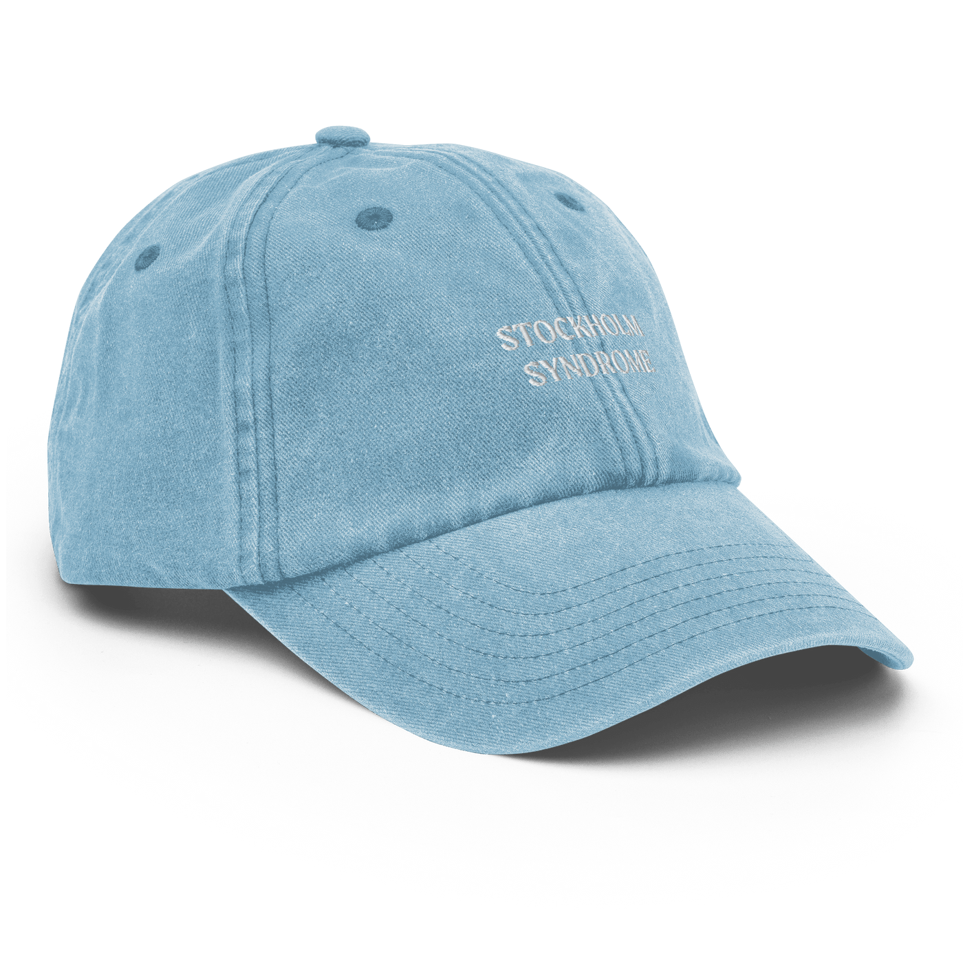 Stockholm Syndrome Vintage Hat - Vintage Light Denim - - Just Another Cap Store