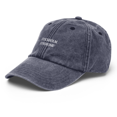 Stockholm Syndrome Vintage Hat - Vintage Denim - - Just Another Cap Store