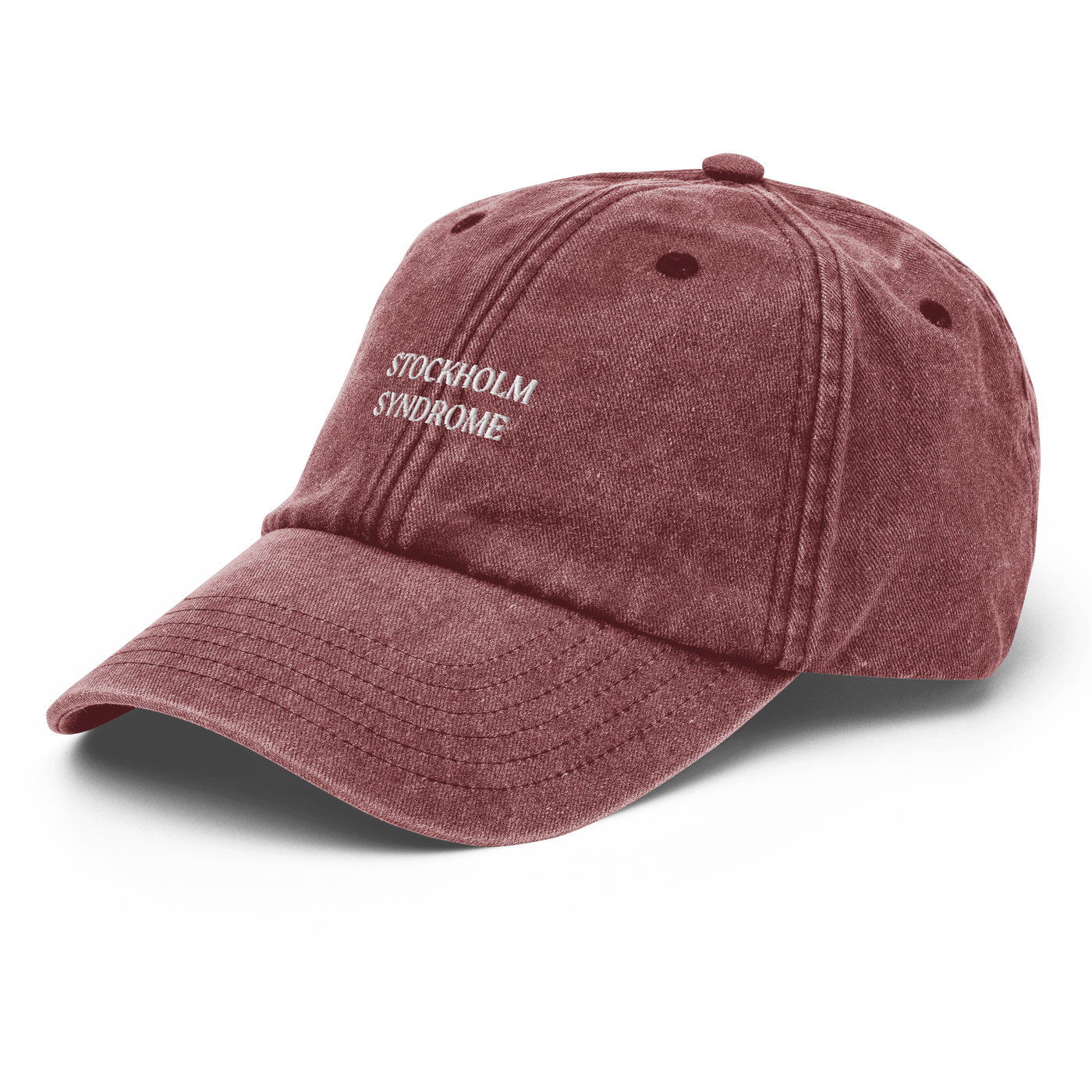 Stockholm Syndrome Vintage Hat - Vintage Red - - Just Another Cap Store