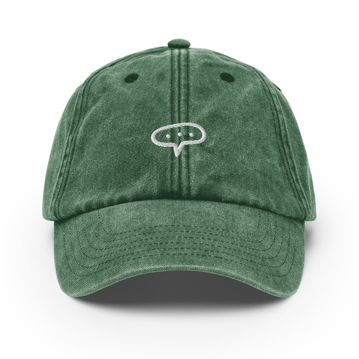 Thinking Vintage Hat - Vintage Bottle Green - - Just Another Cap Store