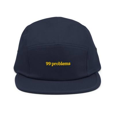 99 problems Five Panel Hat - Navy - - Just Another Cap Store