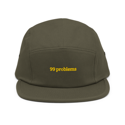 99 problems Five Panel Hat - Olive - - Just Another Cap Store